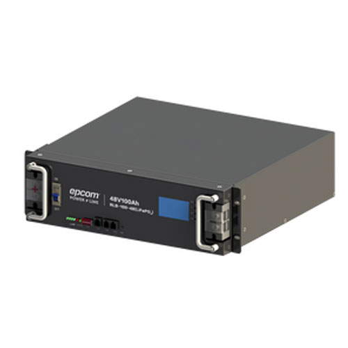 Batería de Litio de 4.8 Kwh, 48 Vcc ,100 Ah, 3U de Montaje en Rack, Con Pantalla de Monitoreo Local LCD